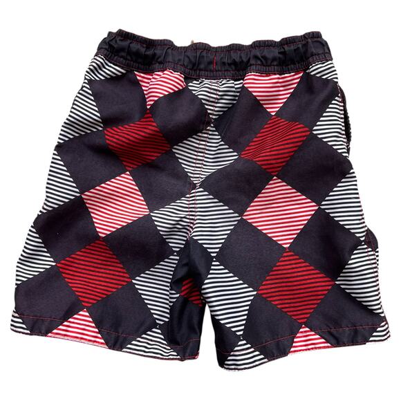 Disney Pixar Cars Lightning McQueen 2009 Checkered Swim Trunks Kids Sz 2T - Picture 7 of 7